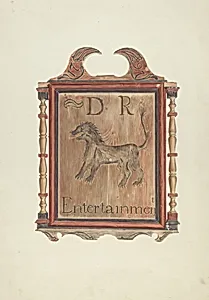 David Reed's Tavern Sign (verso)