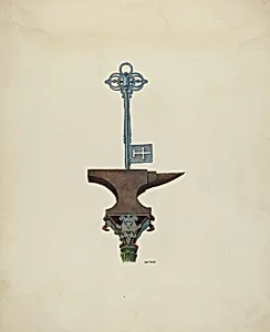 Decorative Ironwork & Locksmith Sign