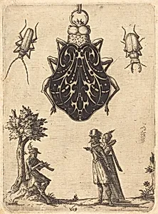 Design for a Beetle-Shaped Pendant