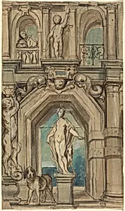Design for a Wall Decoration [recto]