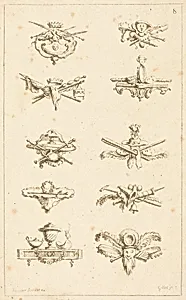 Designs for Tail-Pieces: pl. 8