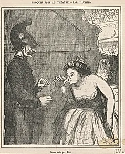 Déesse mais pas fière by Honoré Daumier