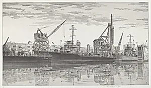 Destroyers in Wet Basin