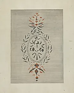 Detail of Stencilled Wall