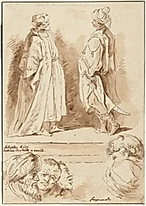 Details from "The Adoration of the Magi" and "The Pool at Bethesda"