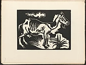 Die Ziege (The Goat) from Deutsche Graphiker der Gegenwart (German Printmakers of Our Time)