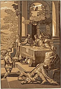 Dives and Lazarus (Right Panel)