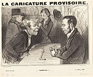 Domino!! by Honoré Daumier