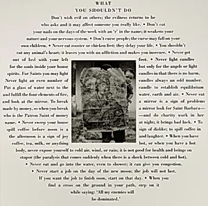 Dona Antônia's Daughter and Granddaughter with the Family Icon, Grande Sertão Veredas National Park, Brazil