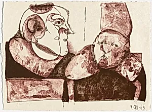Double Portrait of Doctor Laforet from Charenton