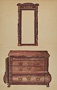 Drawers and Mirror