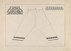 Drawers Trimmed w/ Drawnwork