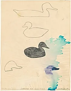 Drawing for Duck Piece