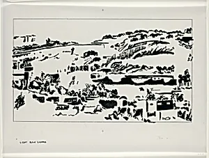 Drawing for "Jerusalem, Temple Mount"