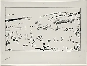 Drawing for "Jerusalem, Temple Mount"