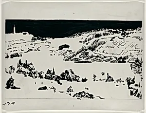 Drawing for "Jerusalem, Temple Mount"
