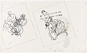 Drawing for "Surprising Novel: Chapter One" and "Surprising Novel: Chapter Five"