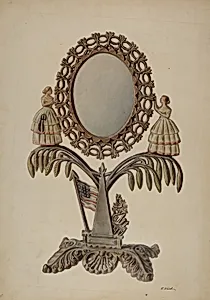 Dressing Mirror (cast iron)