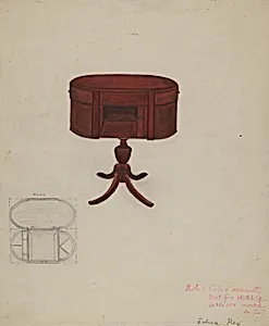 Duncan Phyfe Sewing Cabinet