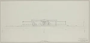 Early Elevation Study: Axis on 4 1/2 Street