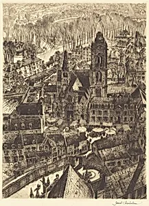 Early Morning Market, Senlis