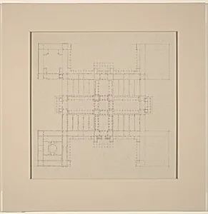 Early Plan: Study for Site on Axis of the White House