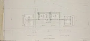 Early Plan Study: Three Unit Scheme 3rd to 7th Streets
