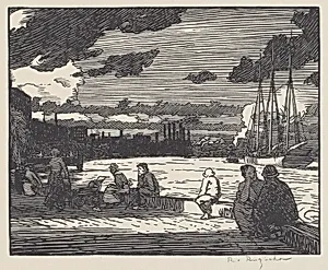East River, Evening