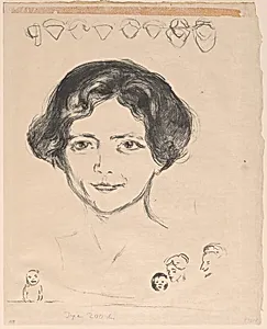 Edith Rode by Edvard Munch