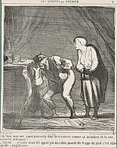 Eh! Bien ... mon ami, a quoi penses-tu? ... by Honoré Daumier