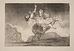 El caballo raptor (The Horse-Abductor) by Francisco Goya