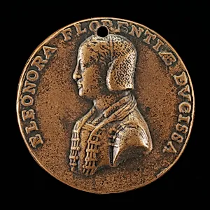 Eleonora di Toledo, 1522-1562, Duchess of Florence and 1st Wife of Cosimo I de' Medici 1539 [reverse]
