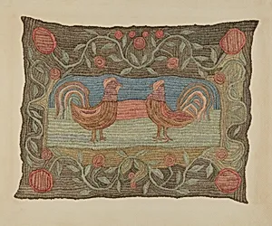 Embroidered Rug