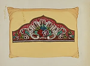 Embroidery on Pillow