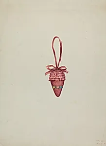 Emery in the Shape of a Strawberry