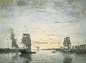 Entrance to the Harbor, Le Havre