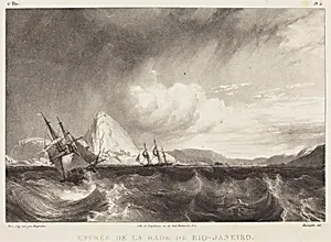Entree de la rade de Rio-Janeiro by Richard Parkes Bonington after Moritz Rugendas