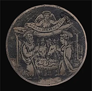 Episodes from the Life of Christ: Nativity with an Inscription
