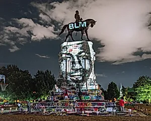 Eric Garner Projection, Richmond, Virginia