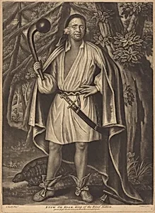 Etow oh Koam, King of the River Nation by Pierre Simon II after John Verelst