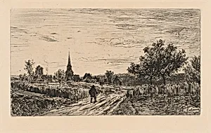 Evening Landscape (Return to the Lodgings)