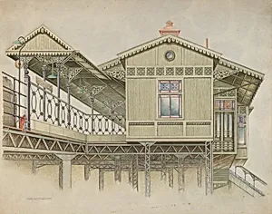 Exterior of Elevated Station