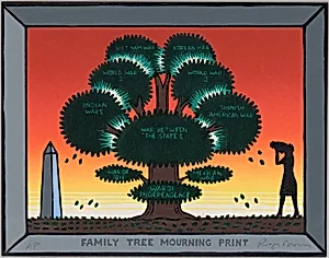Family Tree Mourning Print