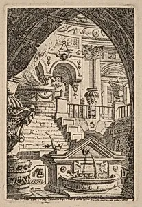 Fantasy of an Antique Temple