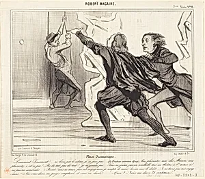 Farce dramatique by Honoré Daumier