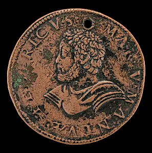 Federigo II Gonzaga, 1500-1540, 5th Marquess of Mantua 1519 and 1st Duke of Mantua 1530 [obverse]