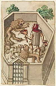"Feed Not Things That Have Sharp Claws" [fol. 38 recto]