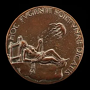 Female Figure Holding a Bridle [reverse]