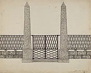 Fence and Posts by Mary E. Humes