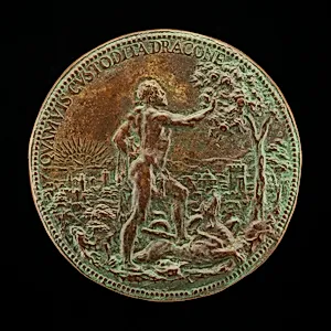 Fernando as Hercules Plucking the Apples of the Hesperides [reverse]